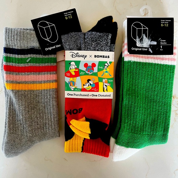 Bombas Accessories Nwt Disney X Bombas Target Sock Bundle Assorted